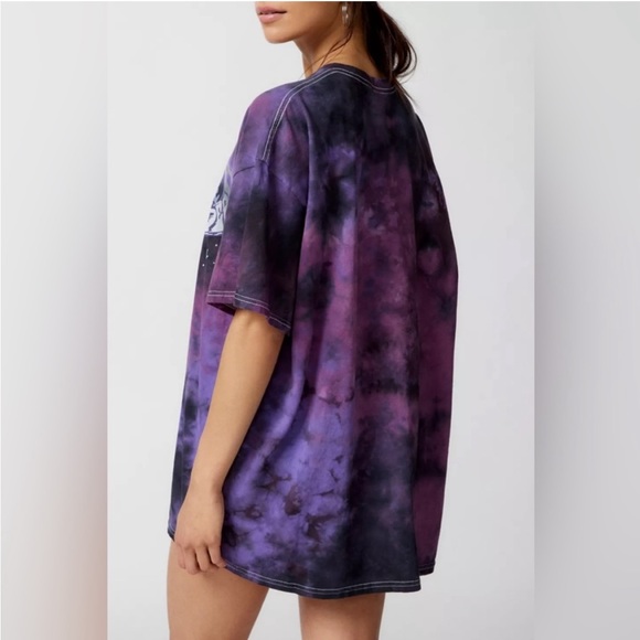 NWT Urban Outfitters Grateful Dead Space Bears Tie-Dye T-Shirt Dress - Picture 2 of 8